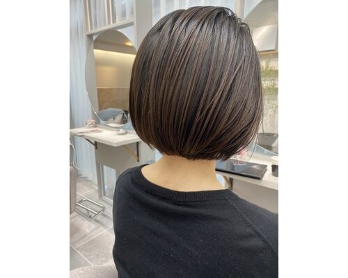 alana薬院店 乾かすだけでキマるショートボブ