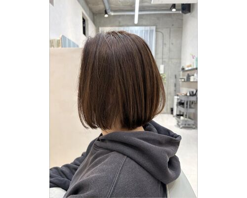 再現性を重視したボブカットのスタイル