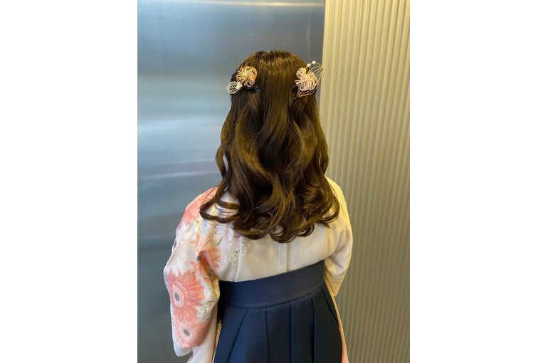 卒業式のヘアアレンジ 3