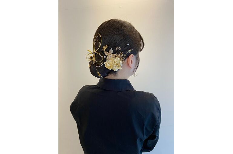 卒業式のヘアアレンジ 4