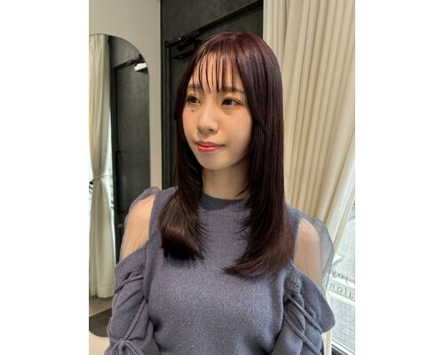顔周りのレイヤーで雰囲気を変える｜似合わせレイヤースタイル