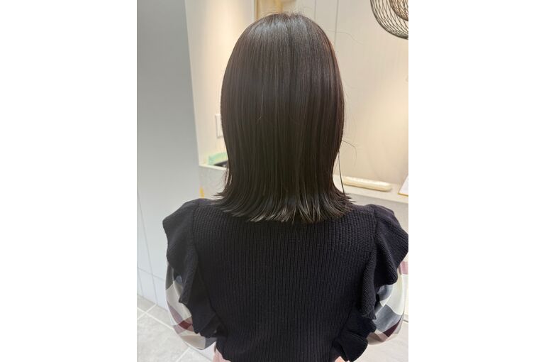 結ぶこともできる肩上ボブ｜スタイルチェンジをお考えの方へ