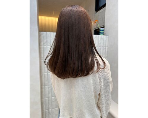 やわらかいストレートに毛先は○○○