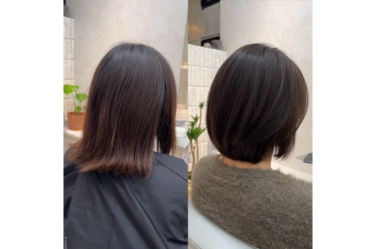 ボブにも縮毛矯正ありです