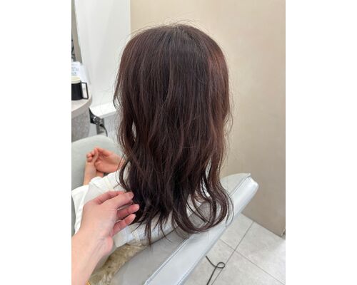 ラベンダーブラウンで透明感アップ！