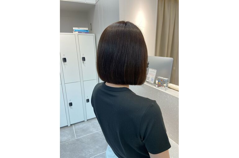 縮毛矯正×ボブ　(福島)