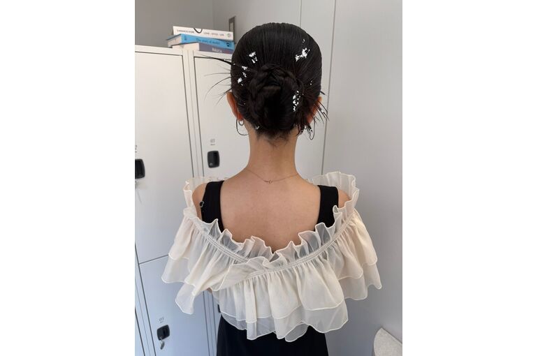 結婚式参列ヘアセット