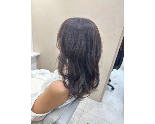 艶感、色落ちも綺麗なラベンダーカラー
