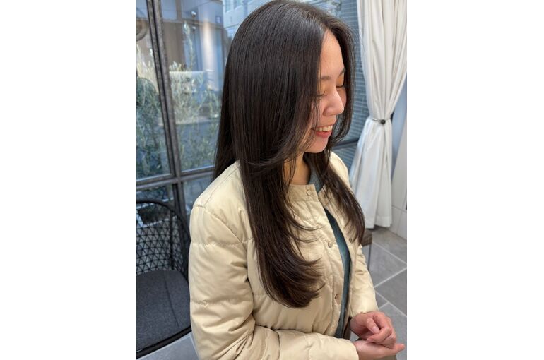 やり過ぎ感なし自然なレイヤースタイル 【松崎】