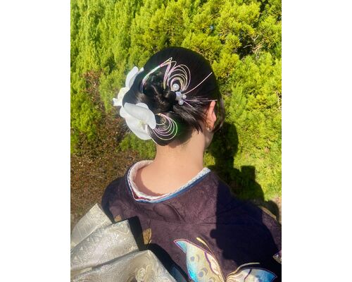 成人式ヘアセット　(福島)