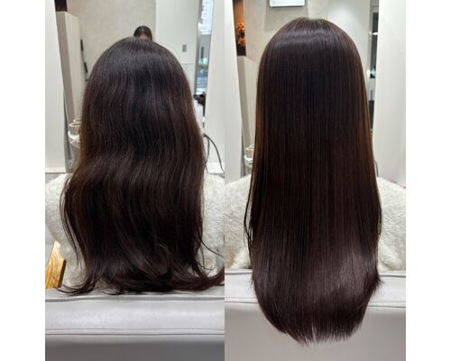 髪質改善 縮毛矯正 before after