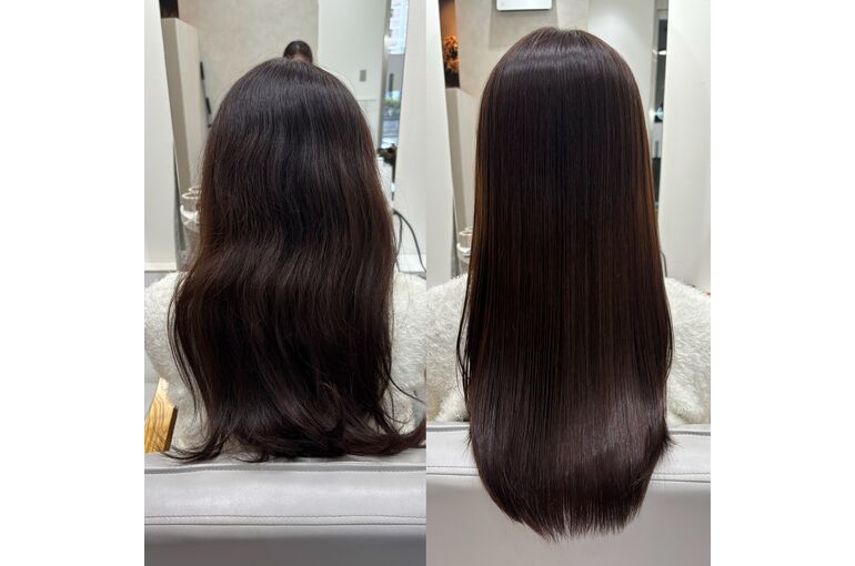髪質改善 縮毛矯正 before after