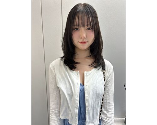 顔周りレイヤーで小顔＆垢抜け♪【松崎】