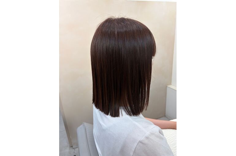 ツヤ感◎赤みブラウン