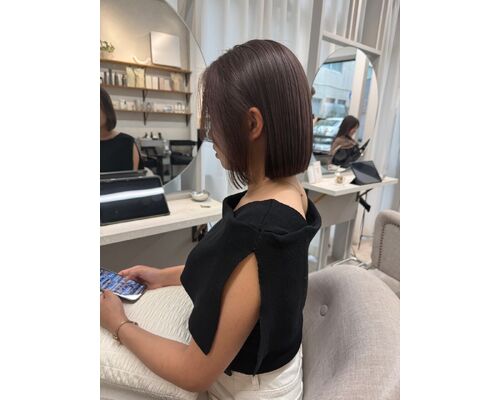 ブリーチ履歴なしとありを綺麗に繋げるカラー（梶原）