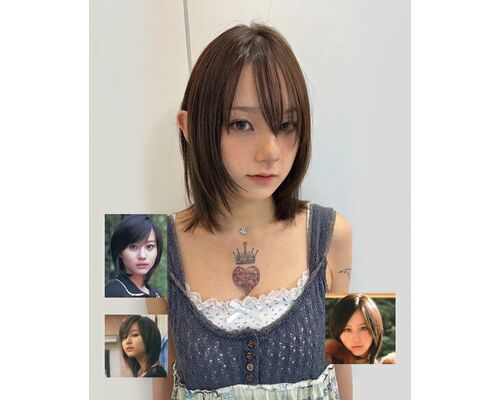 懐かしさのあるレイヤー×今っぽい顔まわり【松崎】