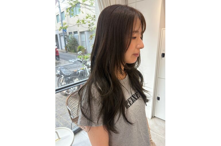 巻いても可愛いレイヤースタイル 【松崎】