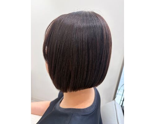 楽にまとまる◎ボブ×髪質改善縮毛矯正