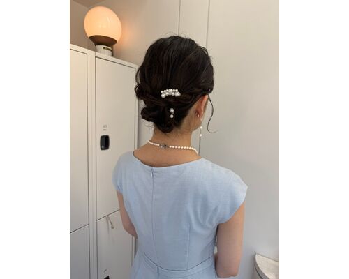 朝9時ヘアセット行ってます（梶原）