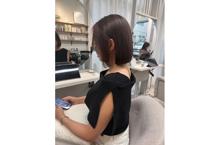きれいに収まるボブ（梶原）