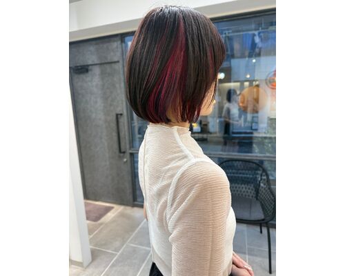こなれ感のあるヘアスタイル（梶原）