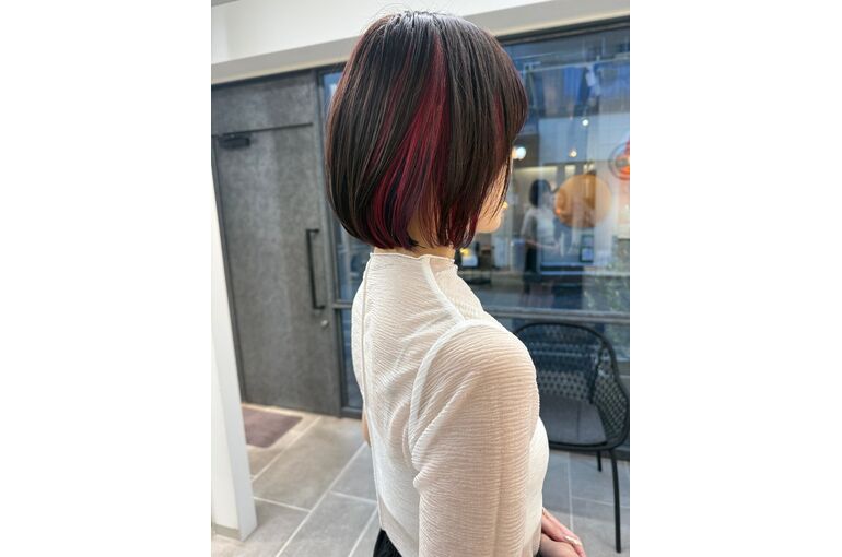 こなれ感のあるヘアスタイル（梶原）